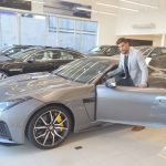 Aline Riscado e Felipe Roque visitam a Gran Brasil