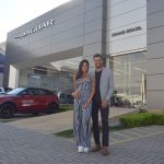 Aline Riscado e Felipe Roque visitam a Gran Brasil
