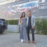 Aline Riscado e Felipe Roque visitam a Gran Brasil