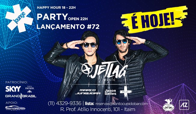 HOJE lá é dia de festa! Confira a agenda dessa quinta-feira