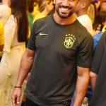 Celebridades assistem estreia do Brasil no Fill the Cup no Terraço