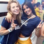 Celebridades assistem estreia do Brasil no Fill the Cup no Terraço