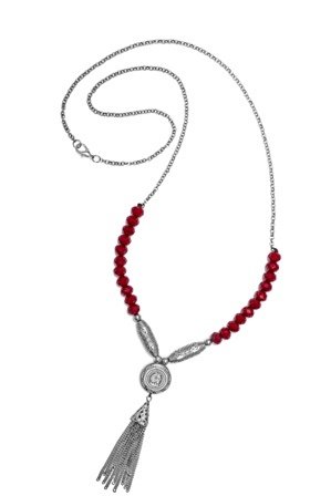 COSTUME Colar contas pingente franjas R$69
