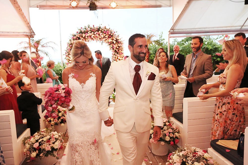 Monique Sainz e Filipe Dias